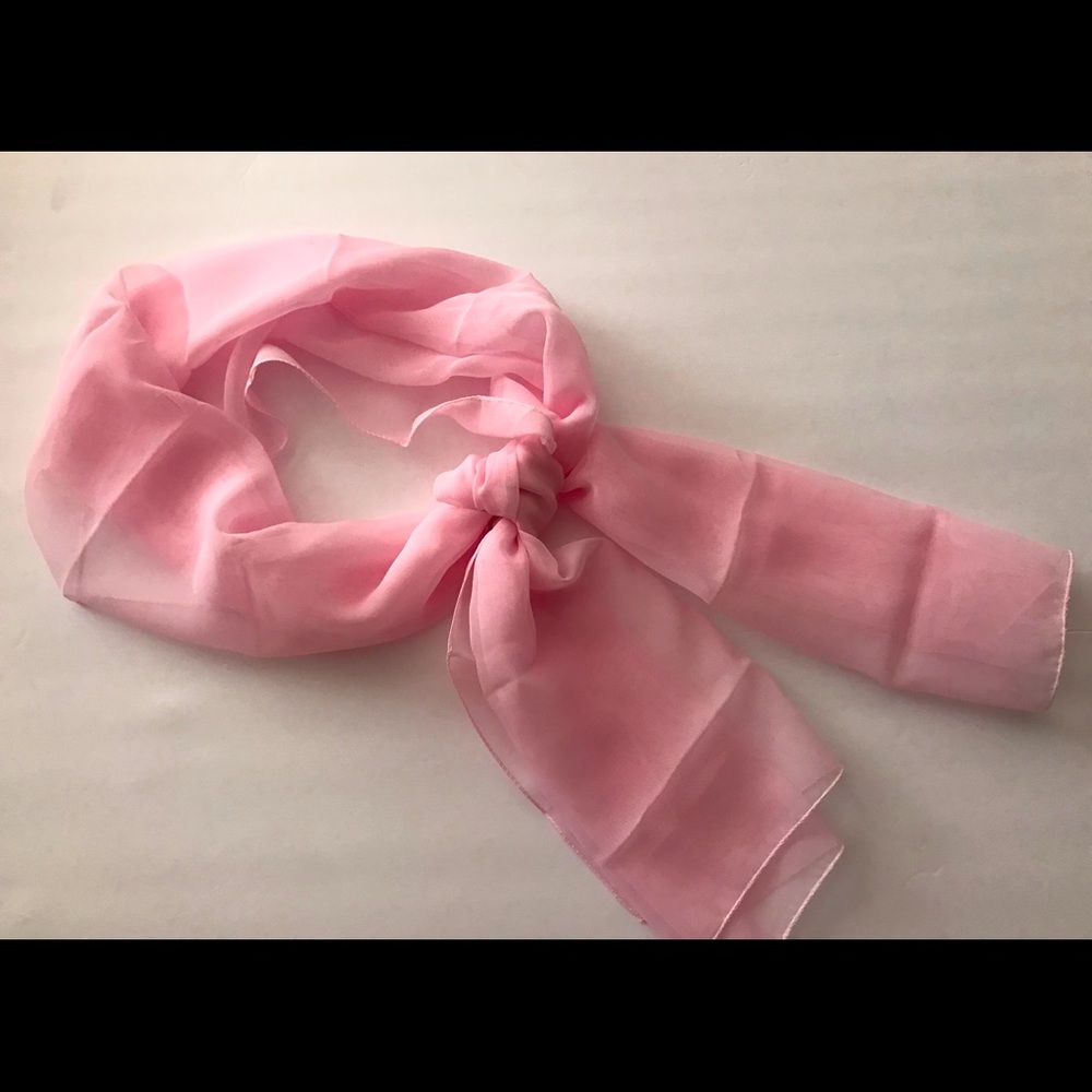 (Light Material) Pink Scarf